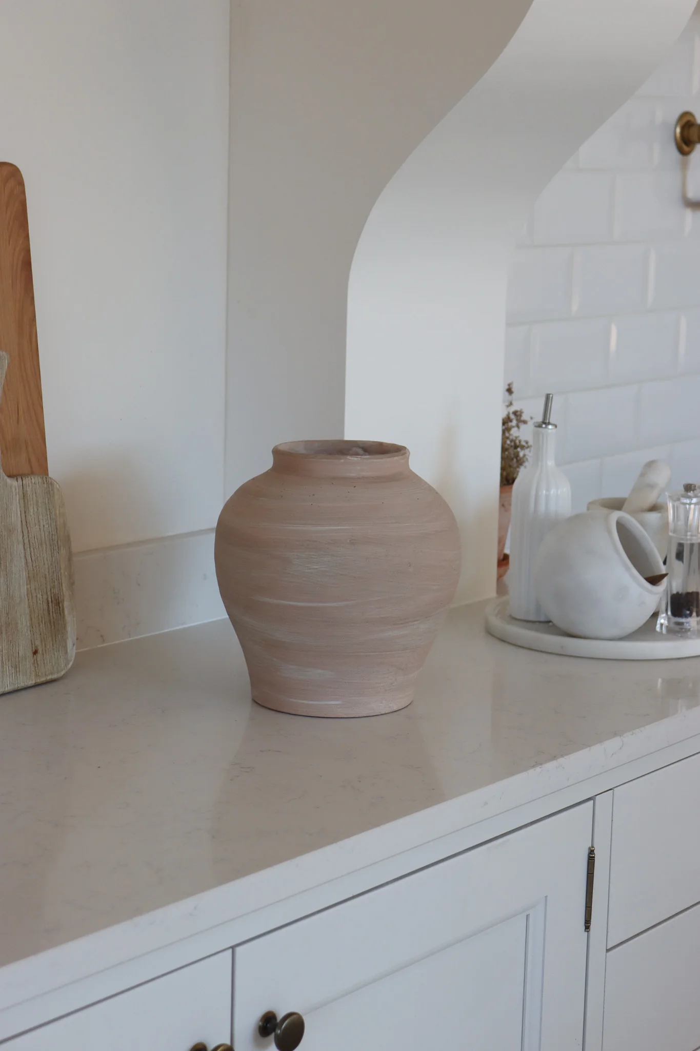 Terracotta Ceramic Vase - Image 5