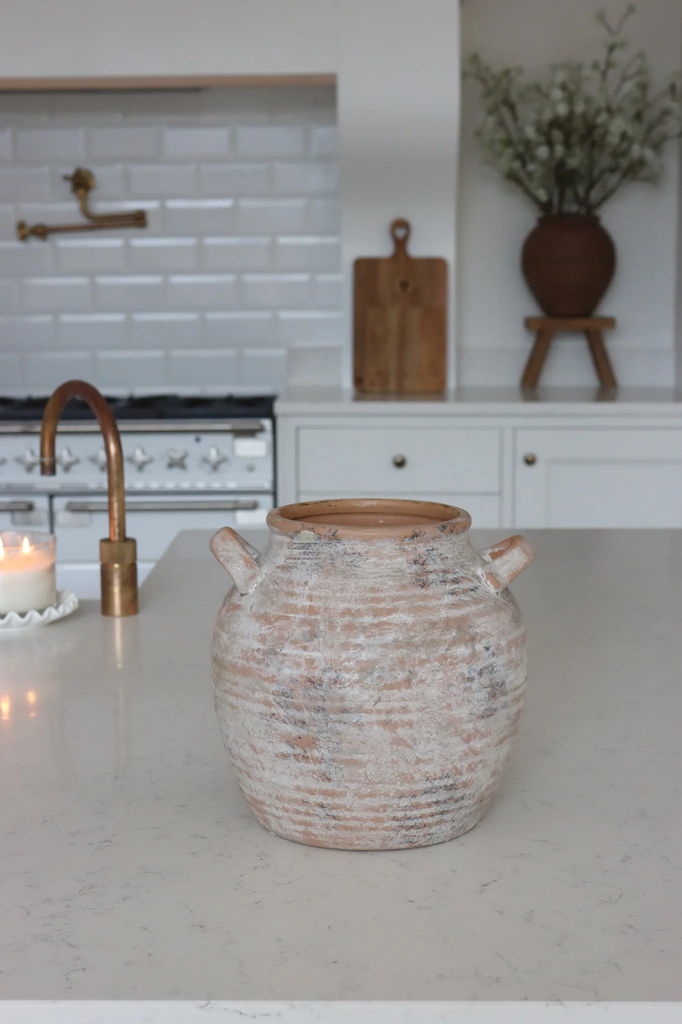 Weathered Stone Vase - Image 5